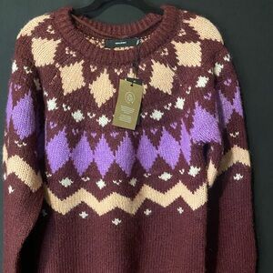 GAP Multicolor Knit Sweater